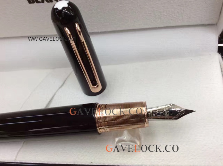 Luxury Replica Mont blanc Fountain Pen - M Marc Newson Rose Gold Fountain Pen